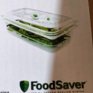 FoodSaver Vacuum Seal Container Food Saver 10 Cup Clear BPA Free Rectangular